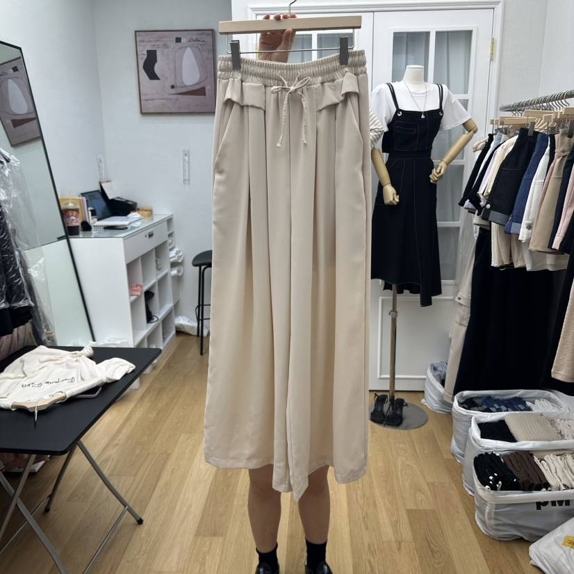 RE:FRESH-L韓國代購㊣女裝新品休閑職業人氣時尚休閑褲口袋RE:FRESH休閑褲
