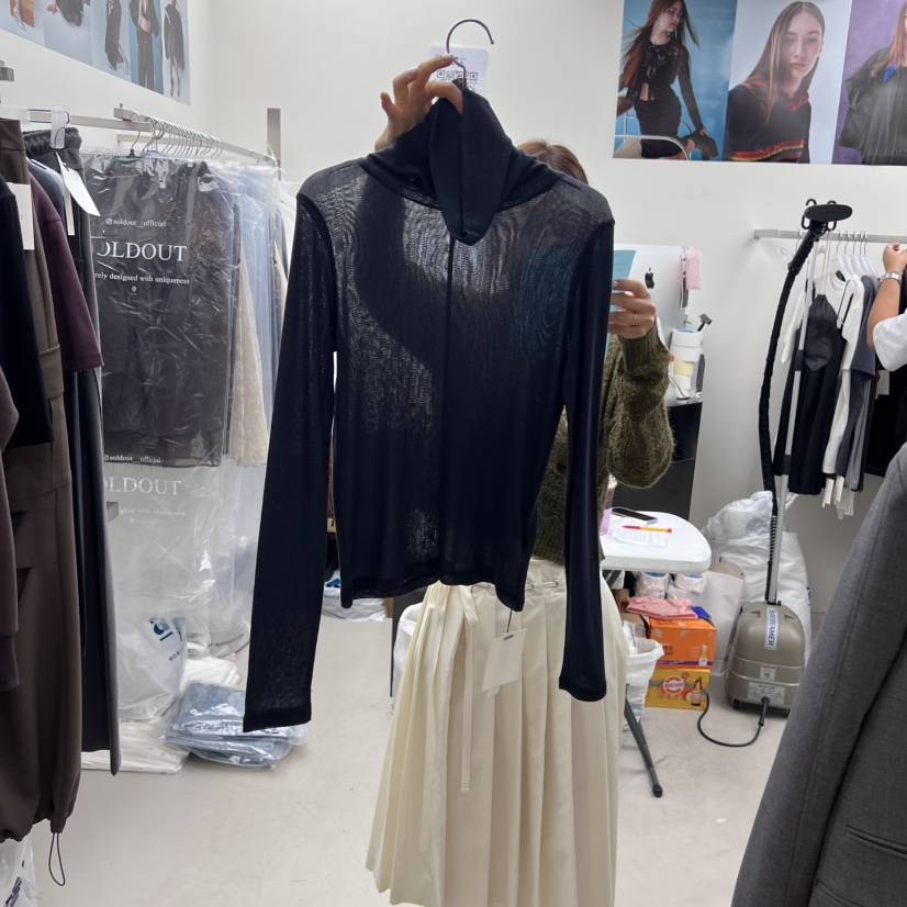 SOLD OUT韓國直郵㊣女裝新品人氣熱賣時尚推薦職業長袖T恤SOLD OUT長袖T恤
