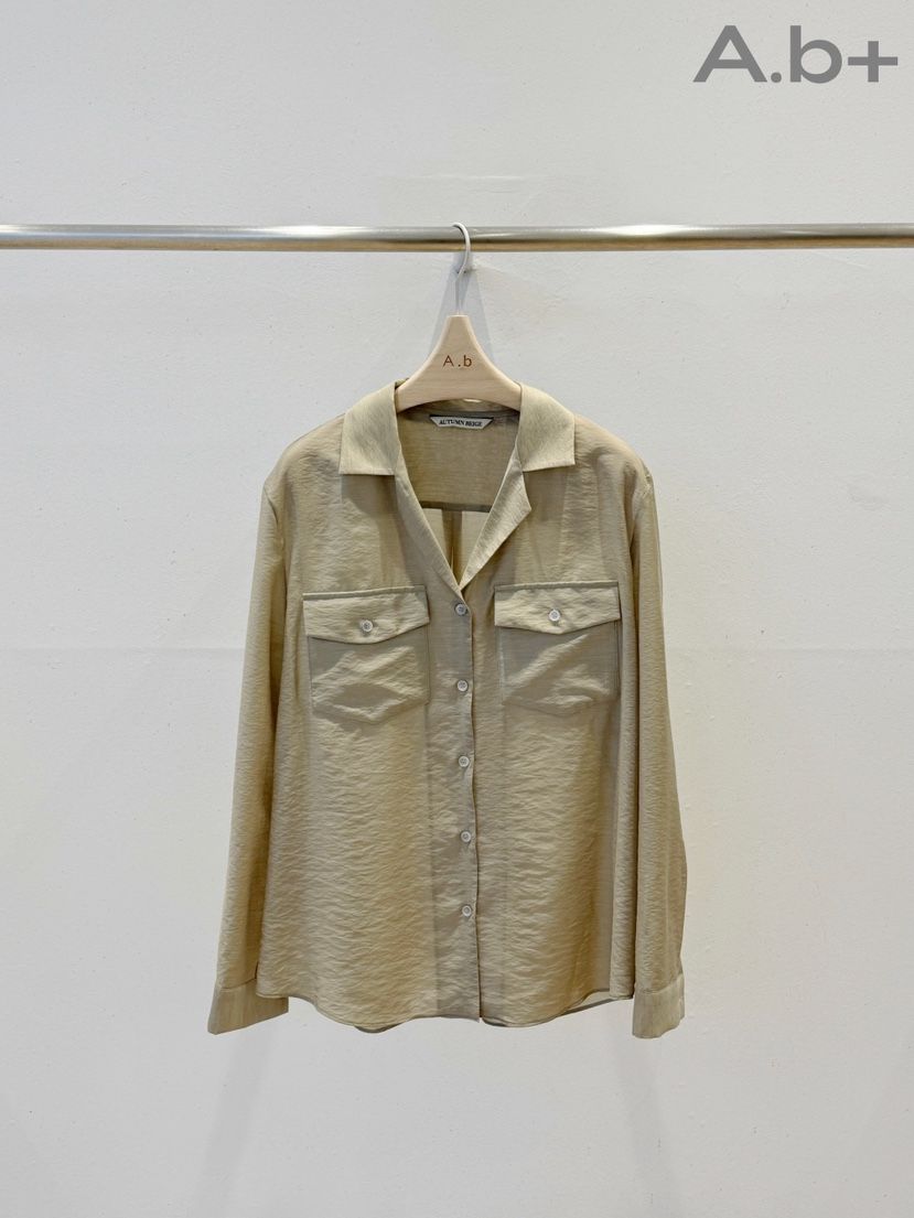 AUTUMN BEIGE PLUS韓國直郵㊣女士新品時尚真品襯衫蕾絲衫AUTUMN BEIGE PLUS襯衫/蕾絲衫