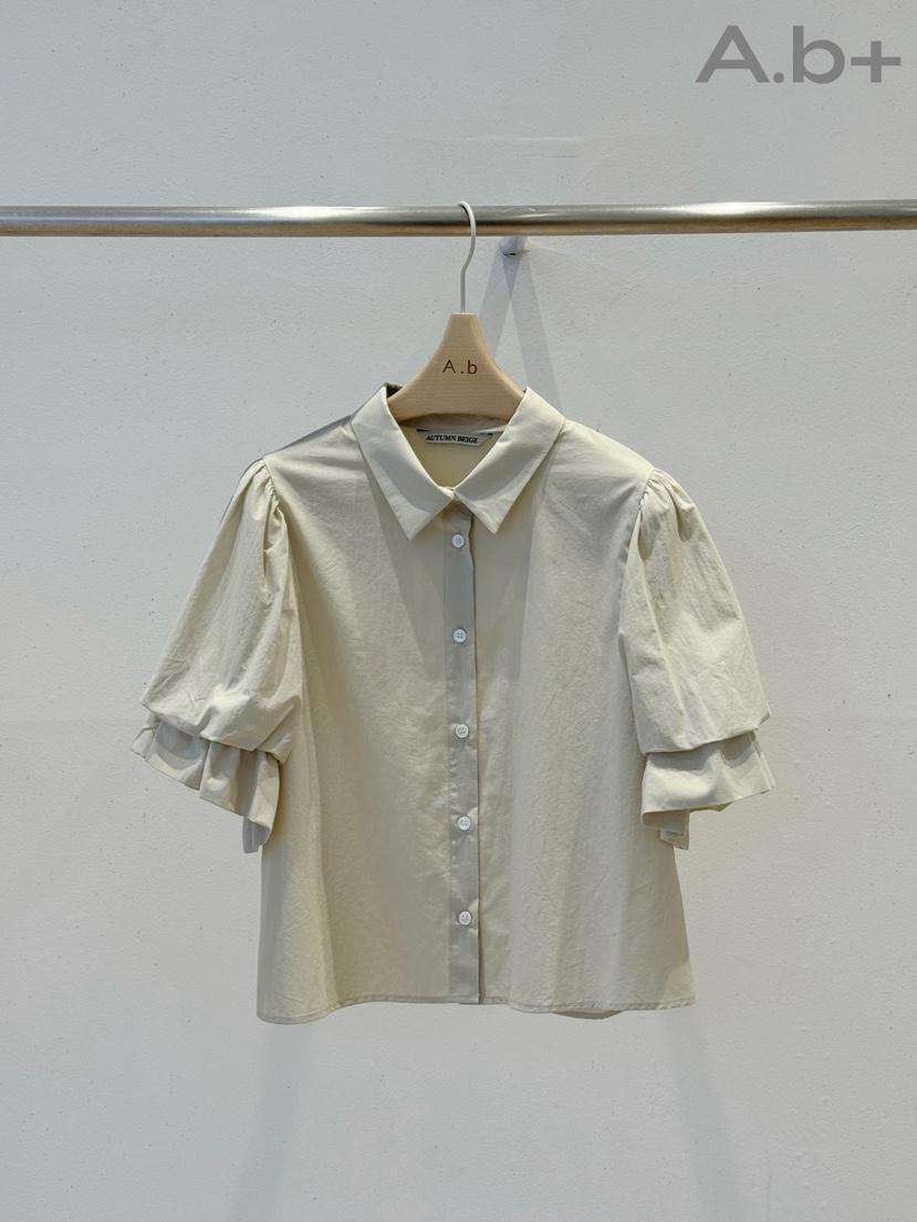 AUTUMN BEIGE PLUS東大門㊣直郵女裝新款熱賣25秋冬襯衫蕾絲衫AUTUMN BEIGE PLUS襯衫/蕾絲衫