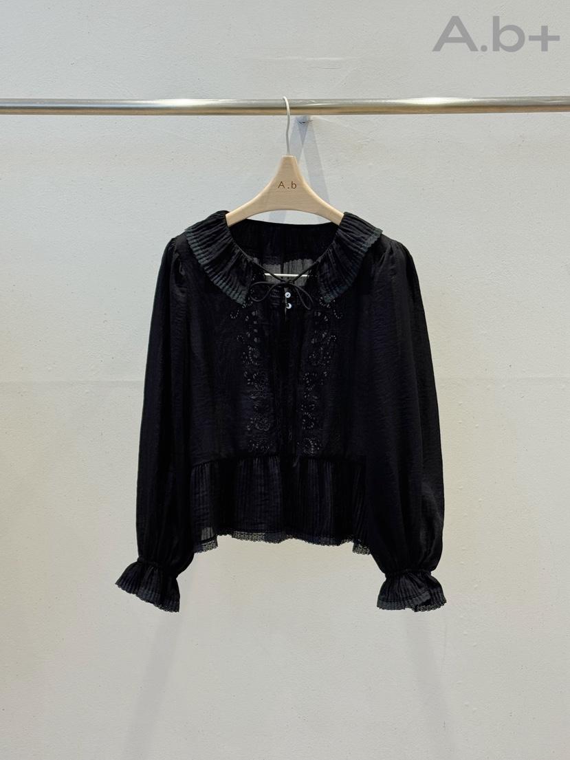 AUTUMN BEIGE PLUS東大門㊣實拍女士新款25秋冬襯衫蕾絲衫AUTUMN BEIGE PLUS襯衫/蕾絲衫