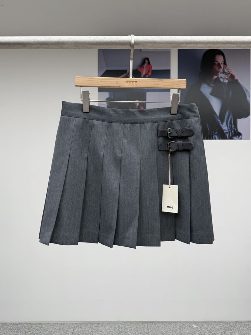 MADE-P東大門㊣代購女士新品推薦時尚熱賣25秋冬職業休閑短裙MADE-P短裙