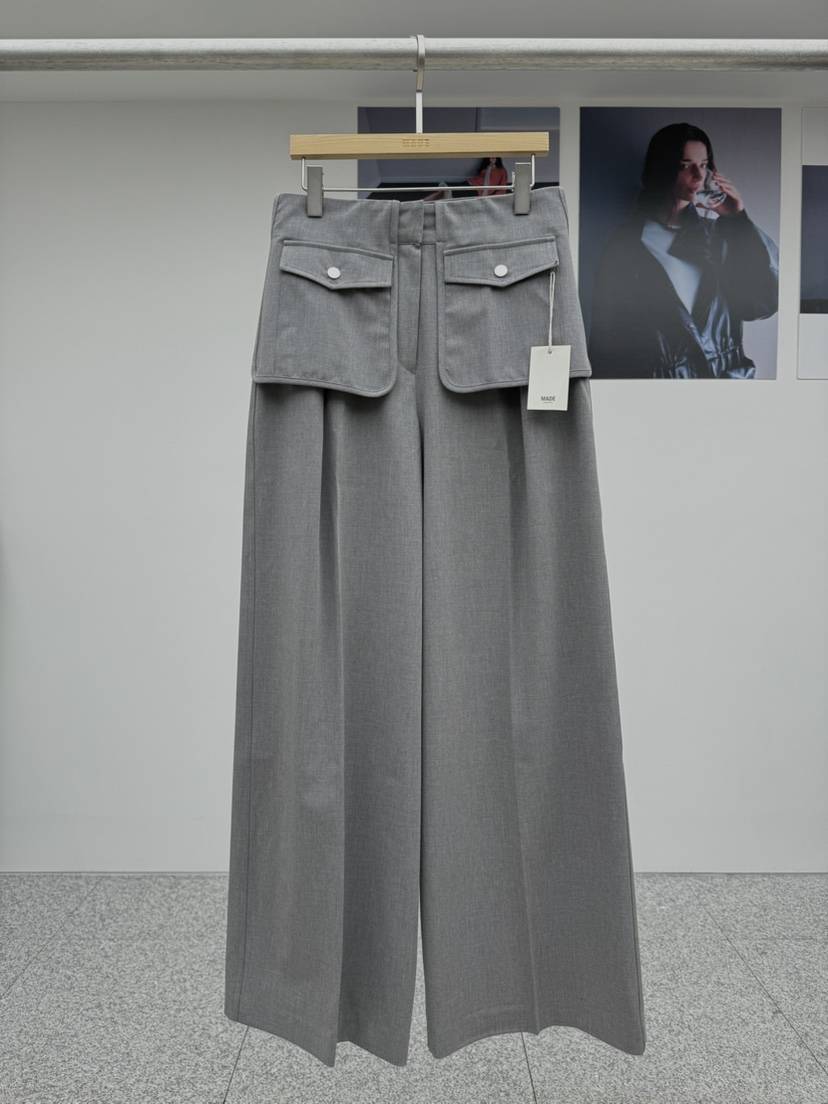 MADE-P東大門㊣直郵女裝新款真品人氣時尚推薦職業25秋冬休閑褲MADE-P休閑褲