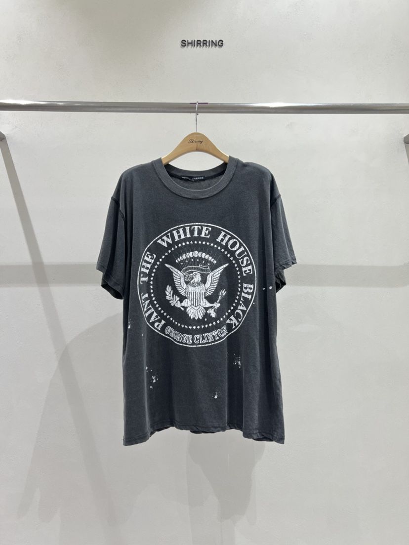 SHIRRING韓國直郵㊣女裝新品職業休閑25秋冬推薦時尚人氣T恤SHIRRINGT恤