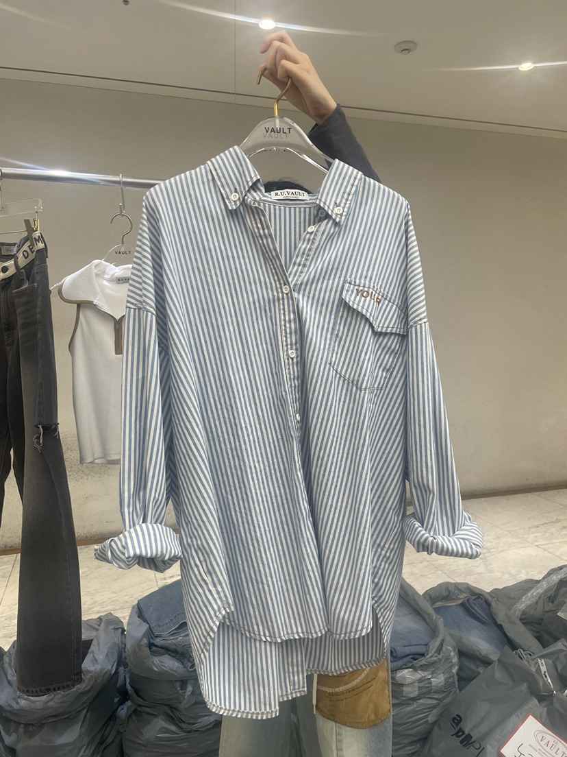 VAULT東大門㊣實拍女士新品人氣真品熱賣25秋冬時尚襯衫蕾絲衫VAULT襯衫/蕾絲衫