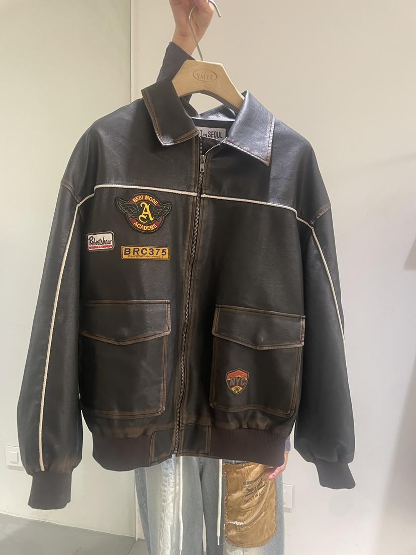 VAULT韓國直郵㊣女士新品人氣時尚職業休閑熱賣真品推薦皮衣VAULT皮衣
