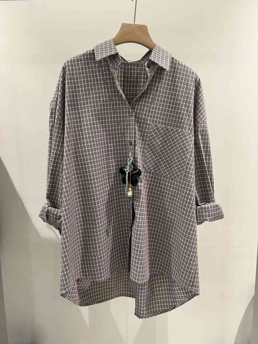 MENTOR韓國直郵㊣女裝新品25秋冬休閑時尚襯衫蕾絲衫不含掛件MENTOR襯衫/蕾絲衫