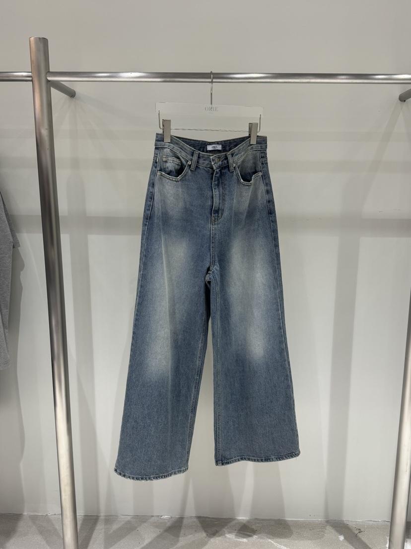 OKIE東大門㊣直郵女裝新品熱賣推薦真品時尚職業牛仔褲復古OKIE牛仔褲