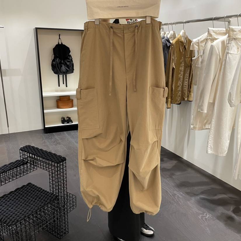 BINUS韓國代購㊣女裝新品休閑職業時尚人氣休閑褲工裝褲口袋BINUS休閑褲