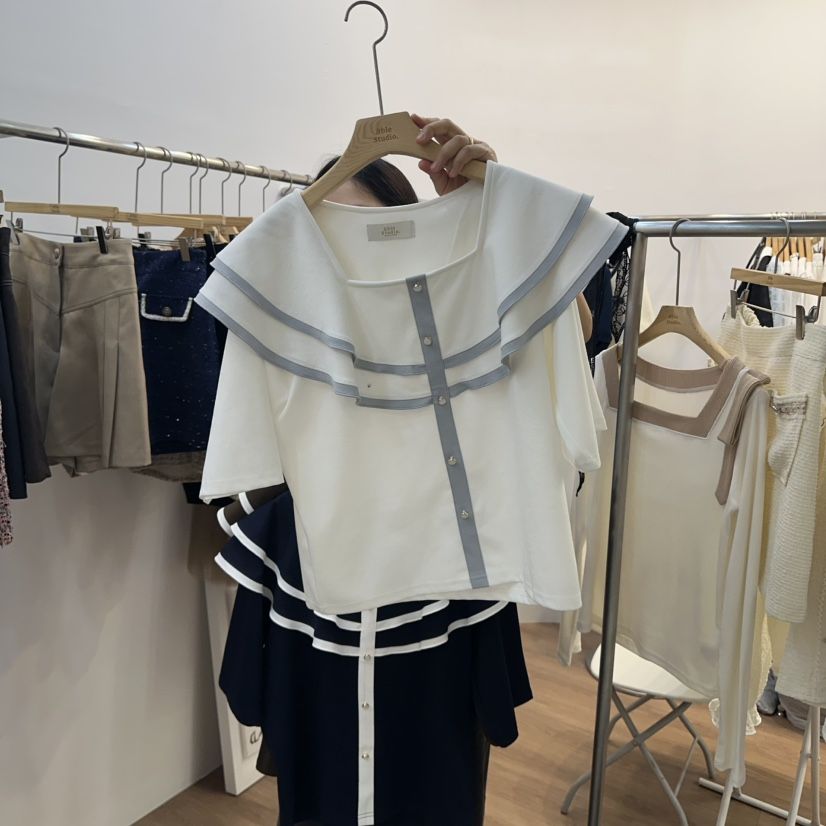 ABLESTUDIO東大門㊣直郵女裝新款熱賣25秋冬時尚襯衫蕾絲衫ABLESTUDIO襯衫/蕾絲衫