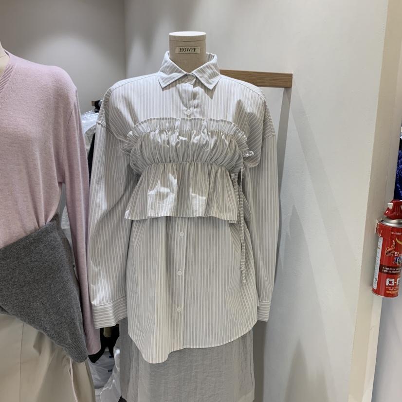 HOWFF韓國代購㊣女士新品熱賣時尚休閑人氣25秋冬套裝套裝條紋HOWFF套裝
