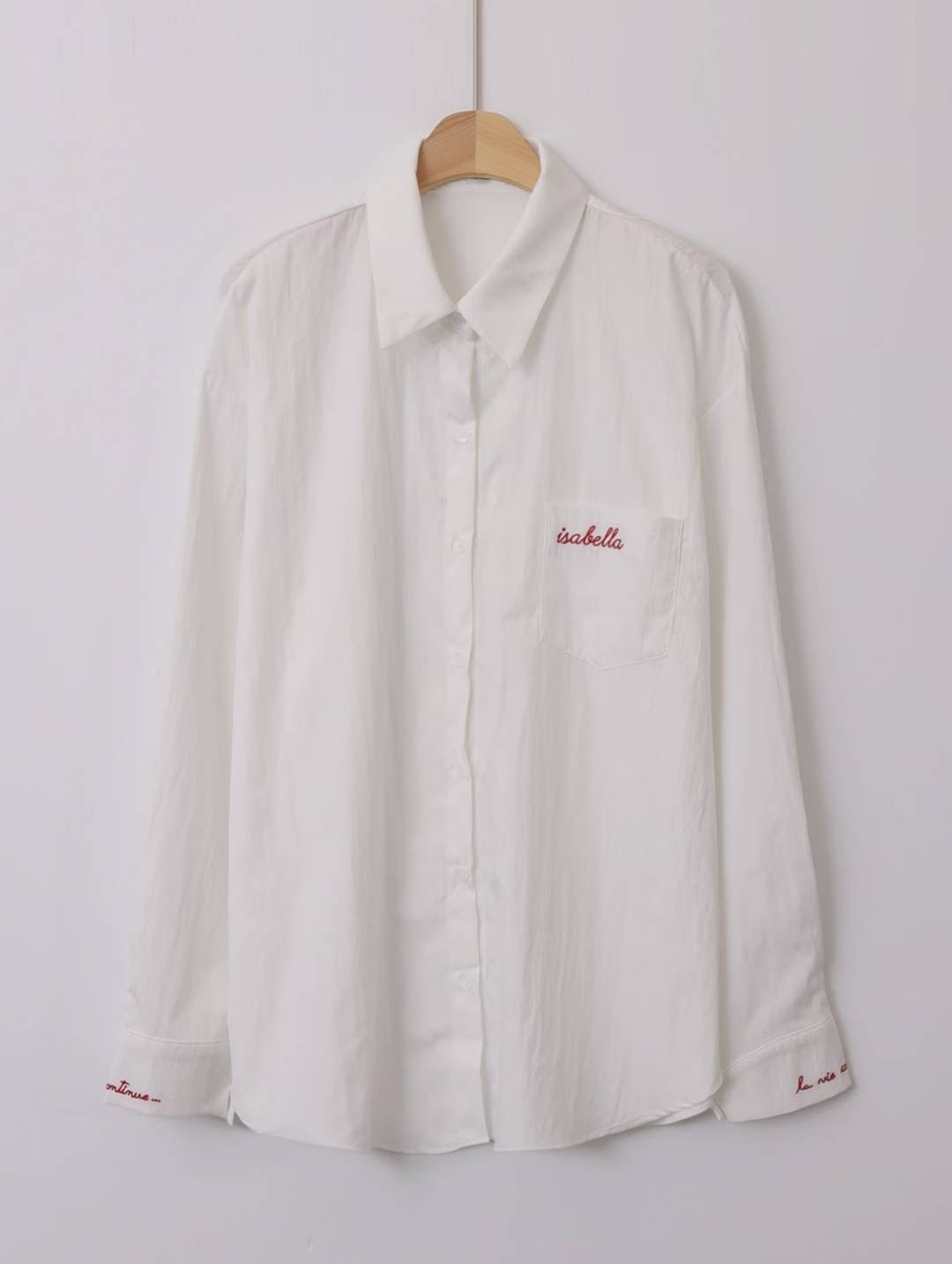 WHITE BEAR韓國直郵㊣女裝新品職業休閑人氣25秋夏襯衫蕾絲衫WHITE BEAR襯衫/蕾絲衫