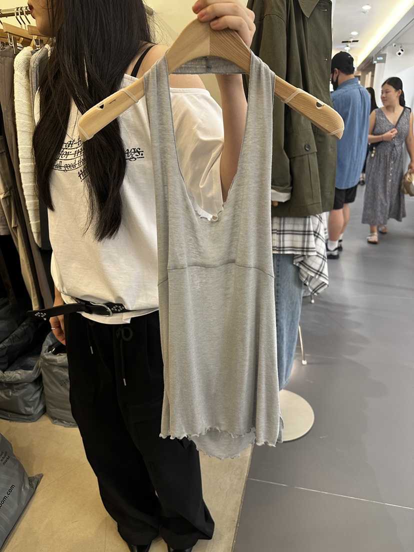 MONDAYMORING東大門㊣直郵女士新品熱賣時尚推薦吊帶背心羊毛MONDAYMORING吊帶/背心