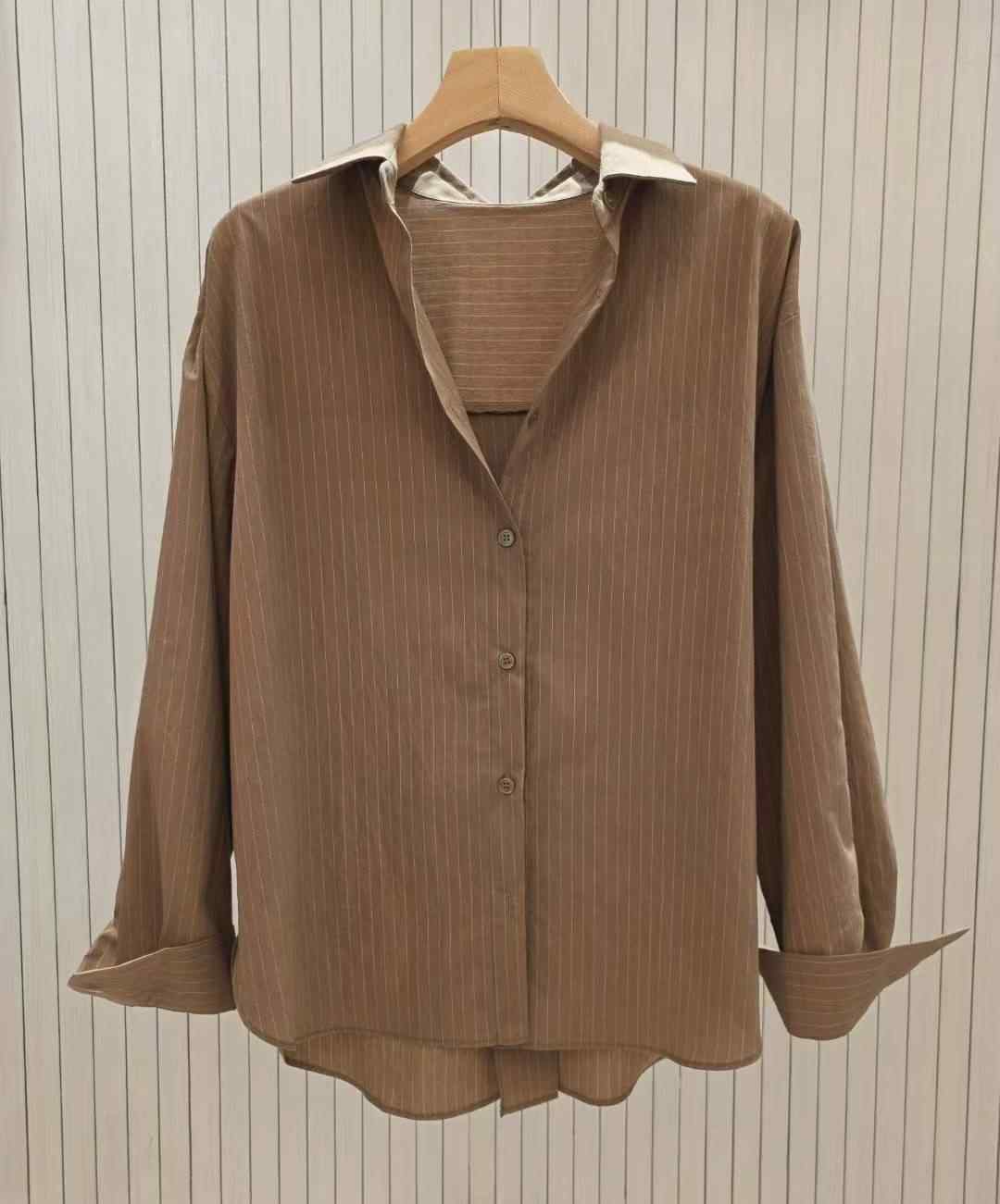 COCOS/ONE TOP東大門㊣實拍女裝新品熱賣25秋冬襯衫蕾絲衫COCOS/ONE TOP襯衫/蕾絲衫