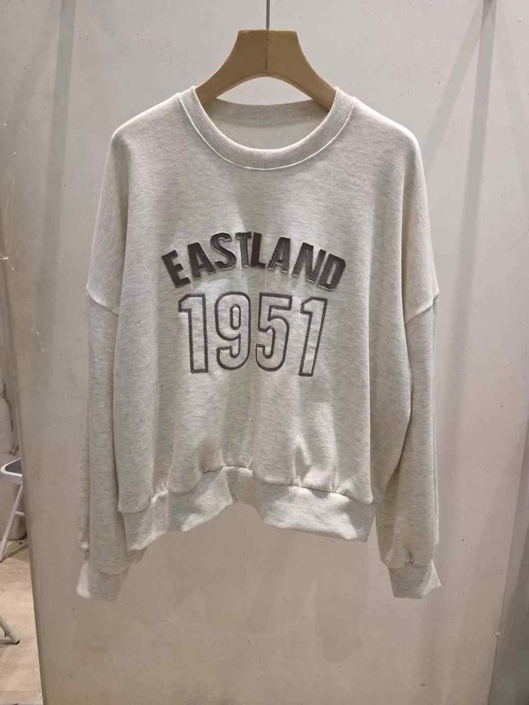 JAMES 제임스東大門㊣代購女裝新品25秋冬真品人氣休閑衛衣JAMES衛衣
