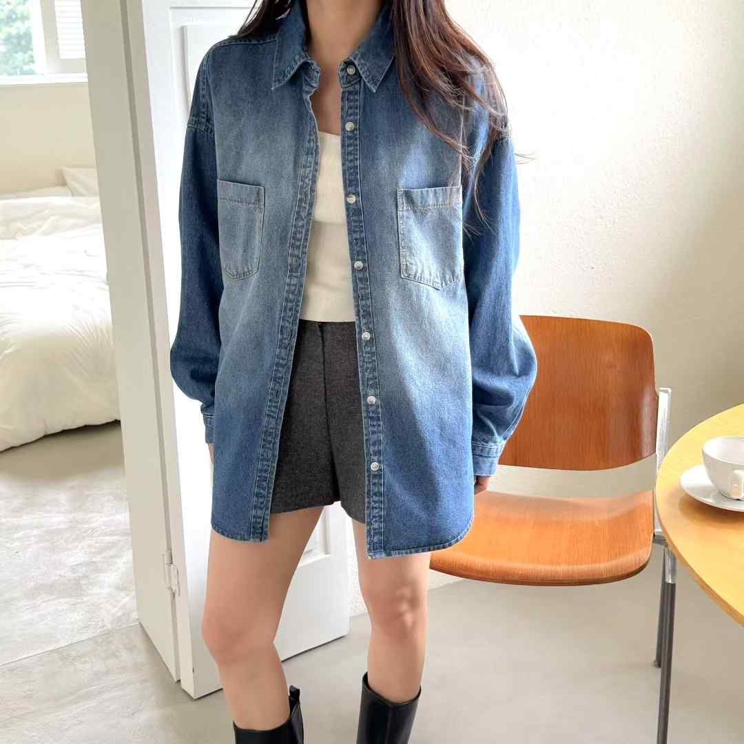 VERY GOOD韓國直郵㊣女士新品推薦真品25秋冬休閑襯衫蕾絲衫VERY GOOD襯衫/蕾絲衫
