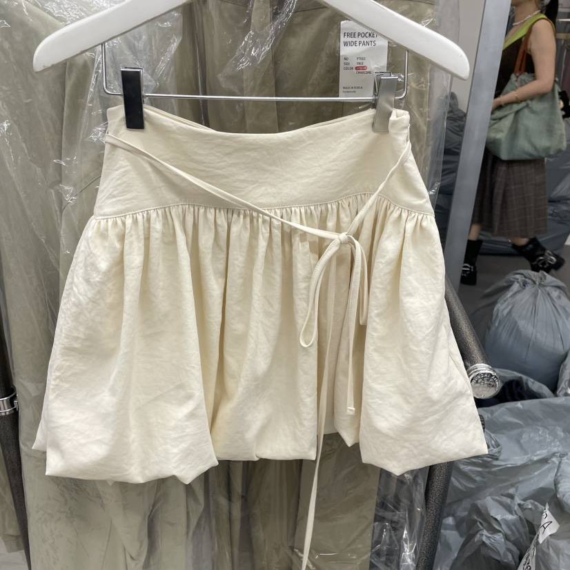 HELVETICA韓國代購㊣女士新品真品休閑熱賣職業人氣短裙含腰繩HELVETICA短裙