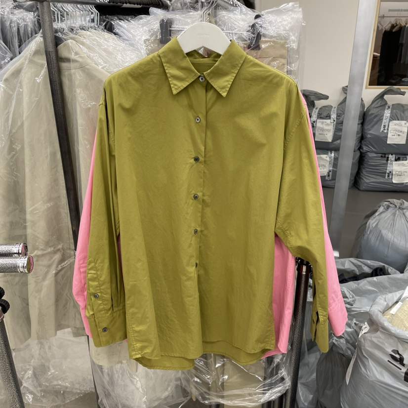 HELVETICA東大門㊣代購女裝新品25秋冬時尚熱賣真品襯衫蕾絲衫HELVETICA襯衫/蕾絲衫