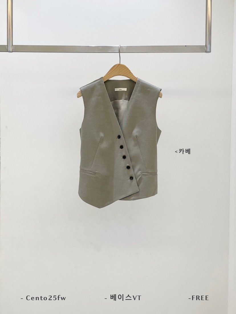 SETPLATZ韓國代購㊣女士新品真品25秋冬職業推薦時尚人氣馬甲PLATZCLASSIC馬甲