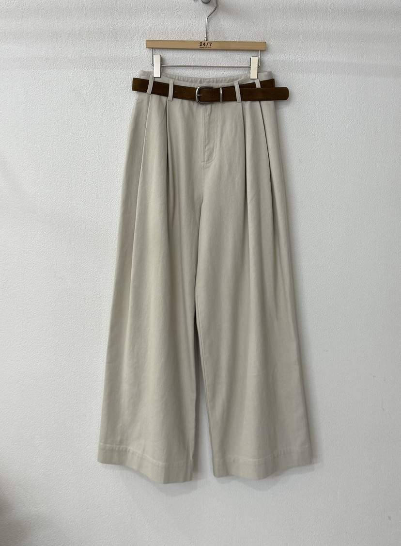 TWENTY FOUR SEVEN24-7東大門㊣直郵女裝新品人氣休閑褲含腰帶TEWNTY FOUR SEVEN24-7休閑褲