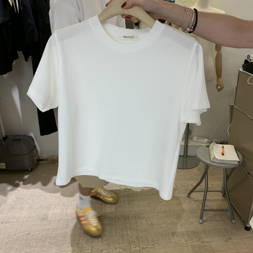 W AND J韓國直郵㊣女裝新品真品時尚25秋冬熱賣推薦休閑T恤W AND JT恤