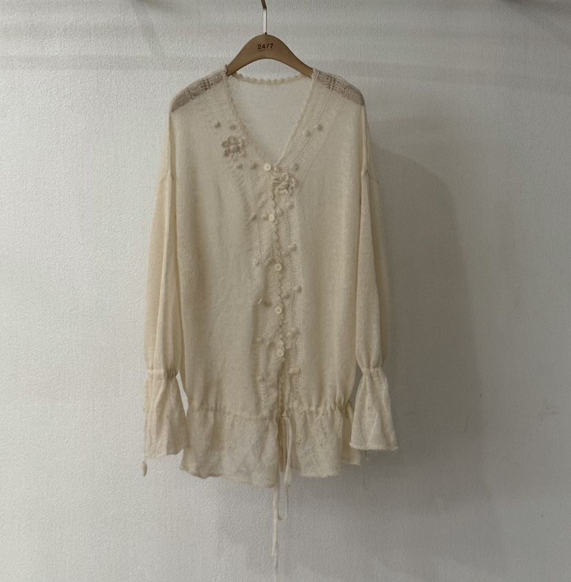 TWENTY FOUR SEVEN24-7韓國直郵㊣女裝新品真品襯衫蕾絲衫馬海毛TEWNTY FOUR SEVEN24-7襯衫/蕾絲衫