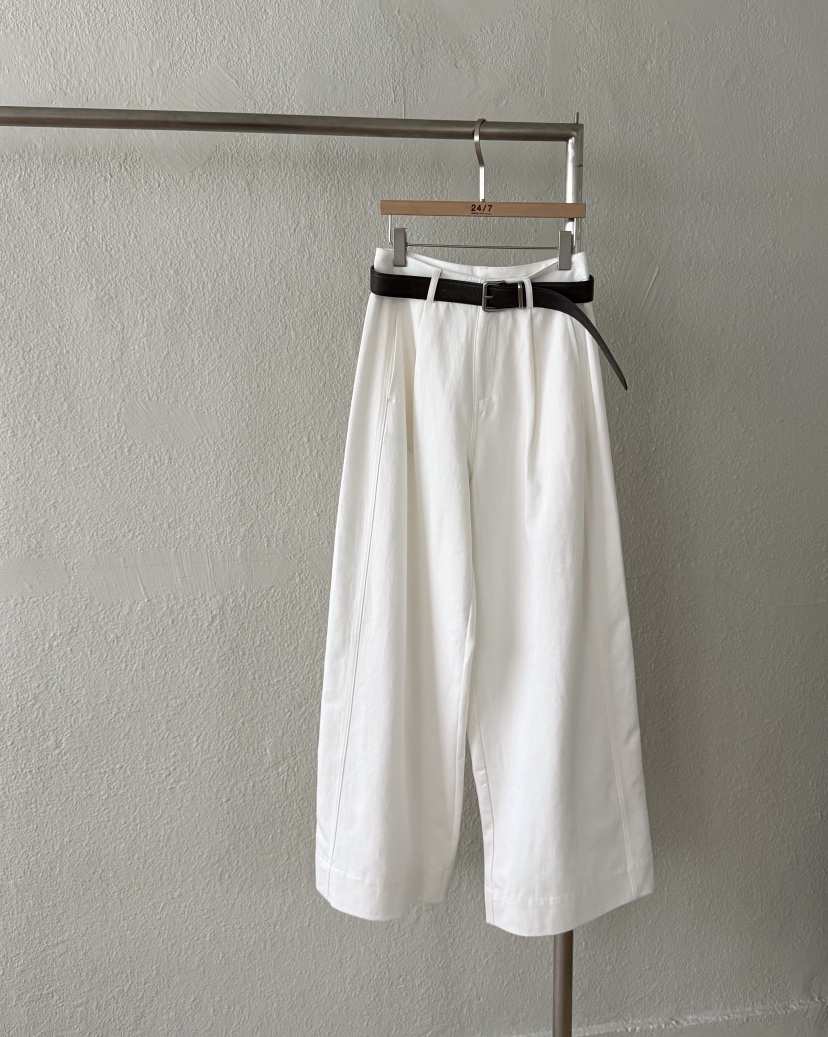 TWENTY FOUR SEVEN24-7東大門㊣直郵女士新品休閑休閑褲含腰帶TEWNTY FOUR SEVEN24-7休閑褲
