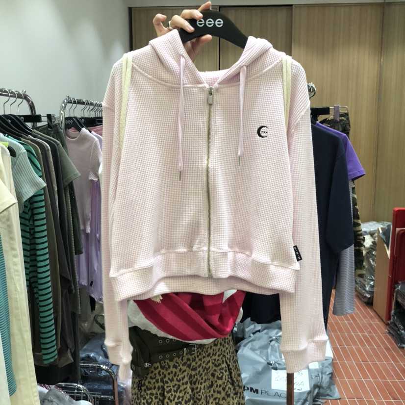 E/E/E東大門㊣直郵女士新品熱賣真品時尚25秋冬人氣衛衣兜帽E/E/E衛衣
