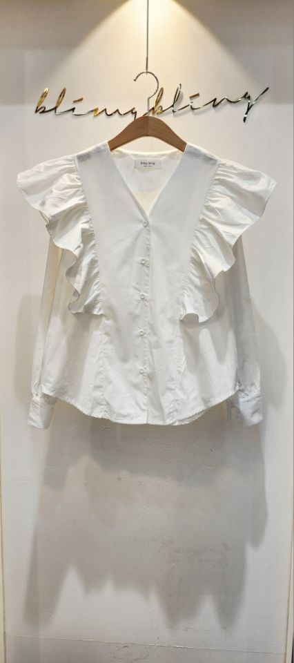 BLING BLING-S韓國直郵㊣女士新品熱賣時尚職業襯衫蕾絲衫BLING BLING-S襯衫/蕾絲衫