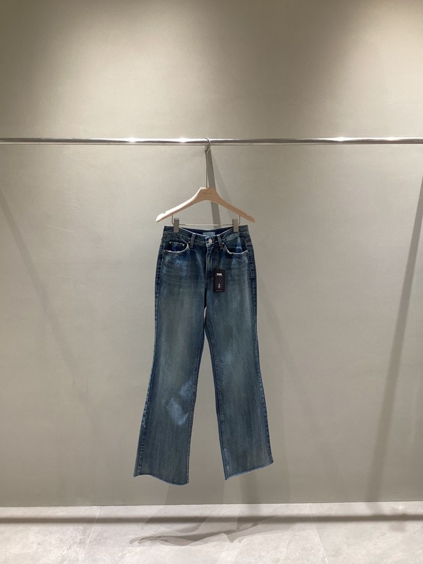 NEAR LEAP-P東大門㊣代購女士新品25秋冬時尚休閑職業牛仔褲NEAR LEAP牛仔褲