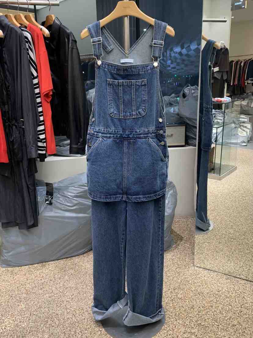 VAARA東大門㊣代購女裝新品休閑熱賣真品25秋冬時尚職業背帶褲VAARA背帶褲