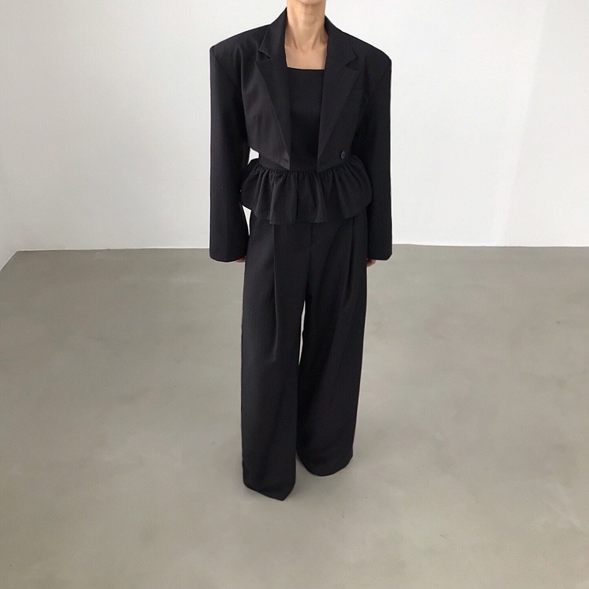 2TWO MOON韓國代購㊣女裝新品真品推薦熱賣25秋冬夾克短款2TWO MOON夾克