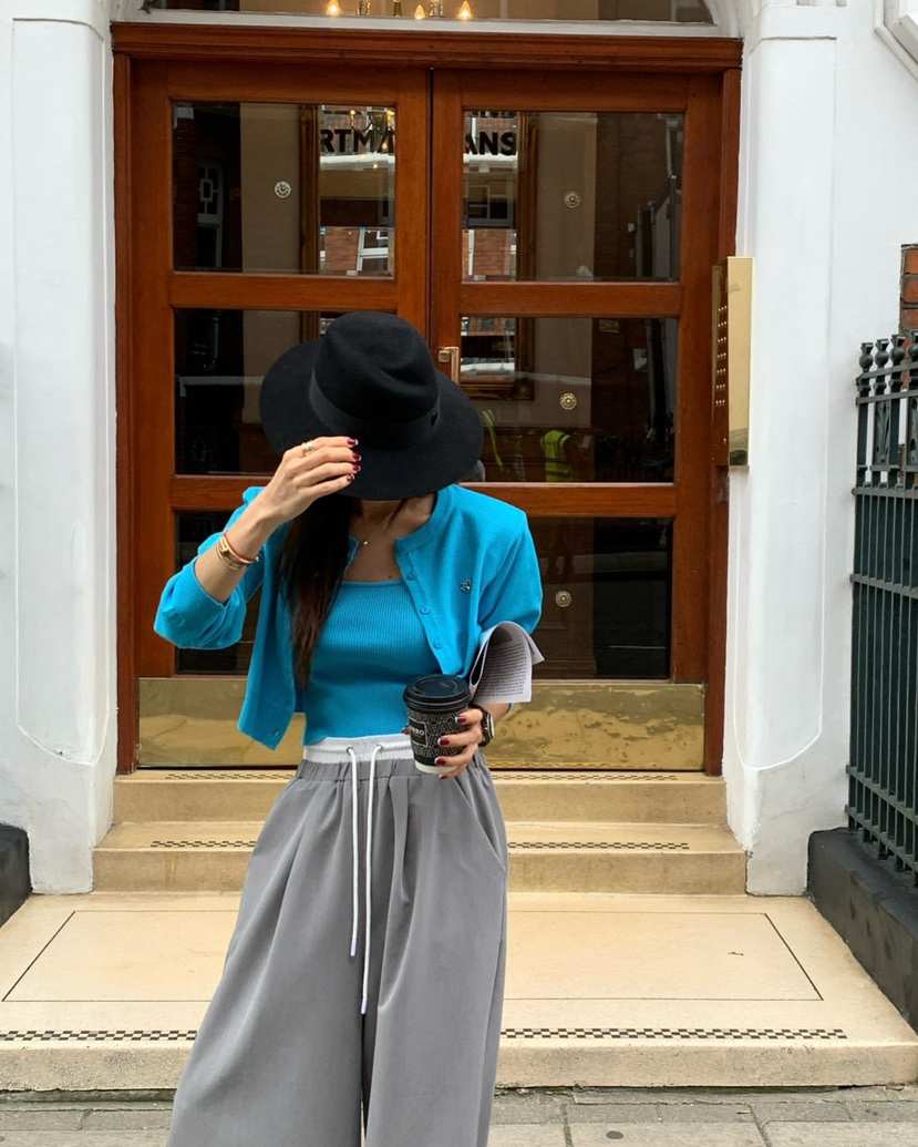 REVE CITE-L韓國代購㊣女裝新品休閑25秋冬針織衫套裝開衫REVE CITE針織衫