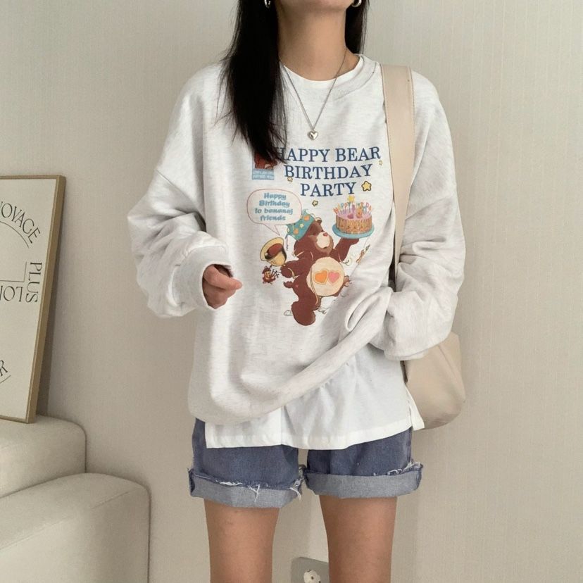 FROMJINI韓國代購㊣女裝新品人氣25秋冬休閑推薦時尚熱賣衛衣FROMJINI衛衣
