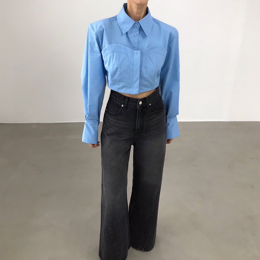 2TWO MOON韓國直郵㊣女士新款真品時尚25秋冬熱賣襯衫蕾絲衫2TWO MOON襯衫/蕾絲衫