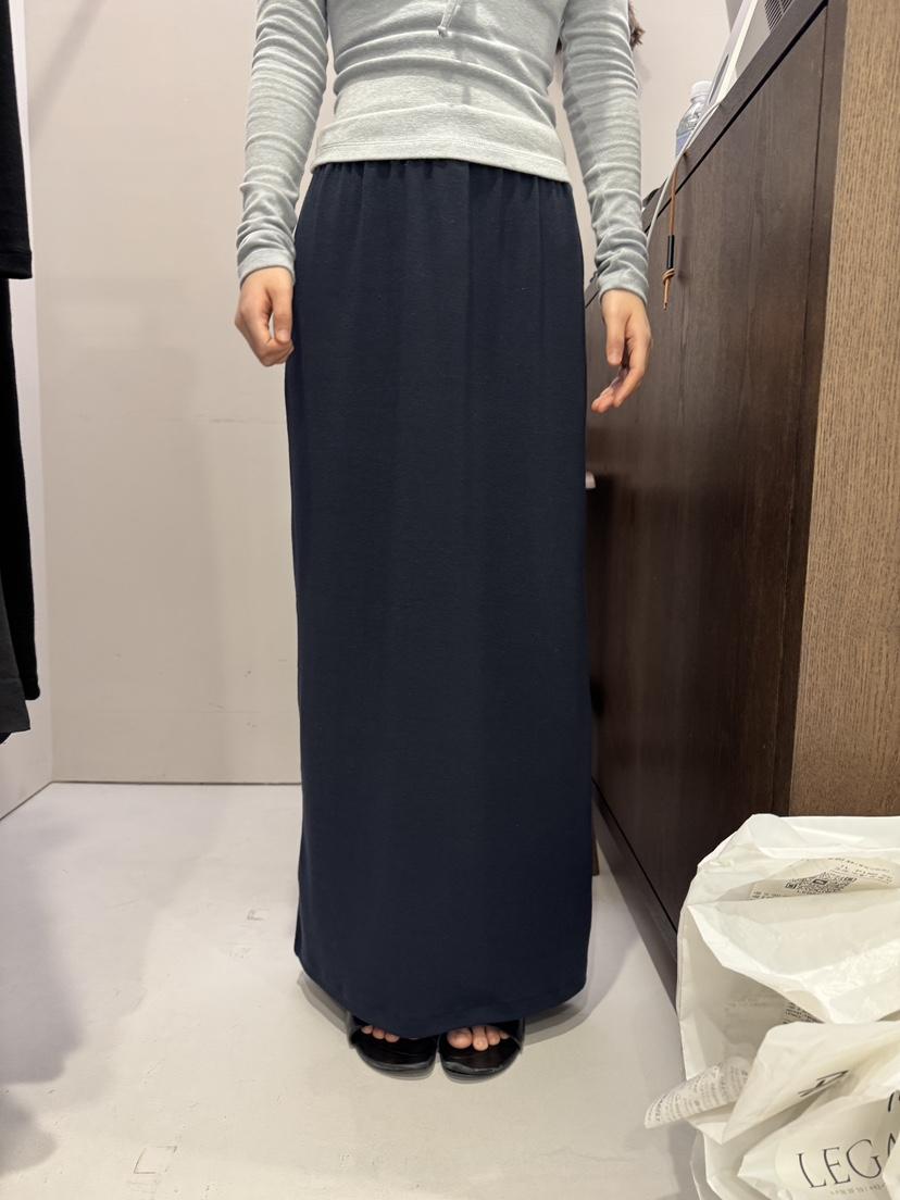 ALATE東大門㊣實拍女士新品25秋冬人氣真品時尚熱賣長裙綁帶LEGACY長裙