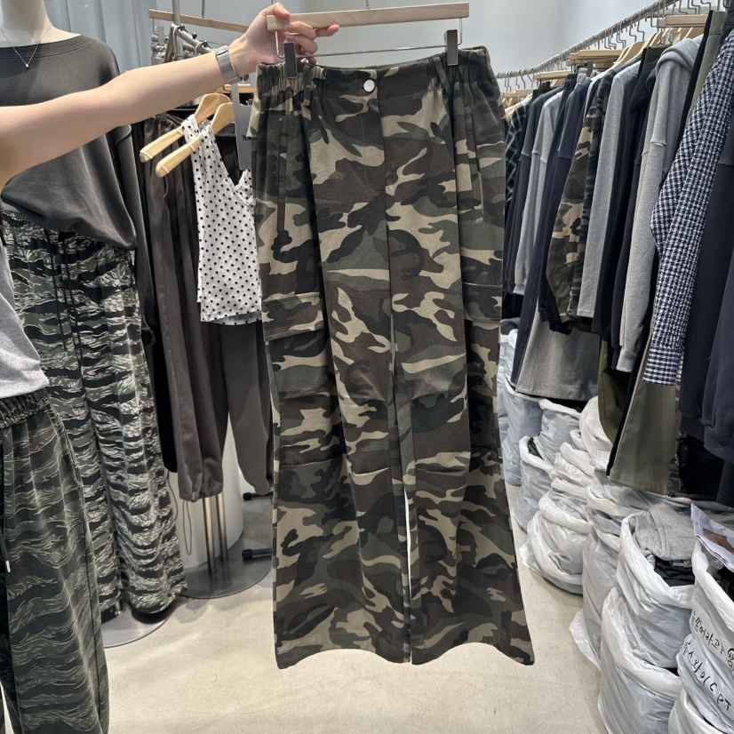 W.FATAL東大門㊣直郵女士新品職業真品人氣休閑褲復古迷彩W.FATAL休閑褲