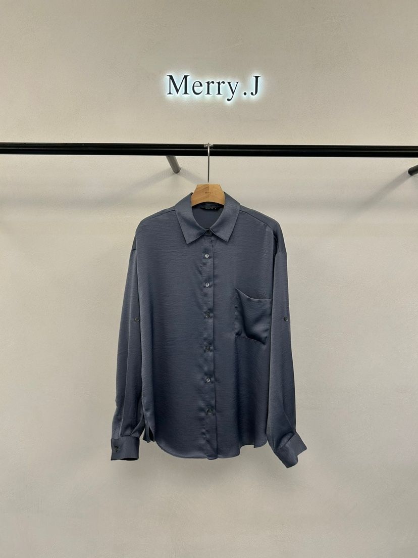 MERRY-J韓國直郵㊣女裝新款人氣休閑真品推薦職業襯衫蕾絲衫MERRY-J襯衫/蕾絲衫