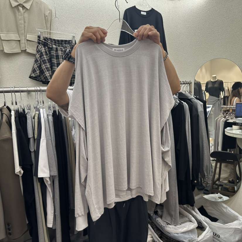 MAGOT東大門㊣實拍女裝新款推薦職業人氣真品熱賣時尚長袖T恤IIIΛGOT/MAGOT長袖T恤