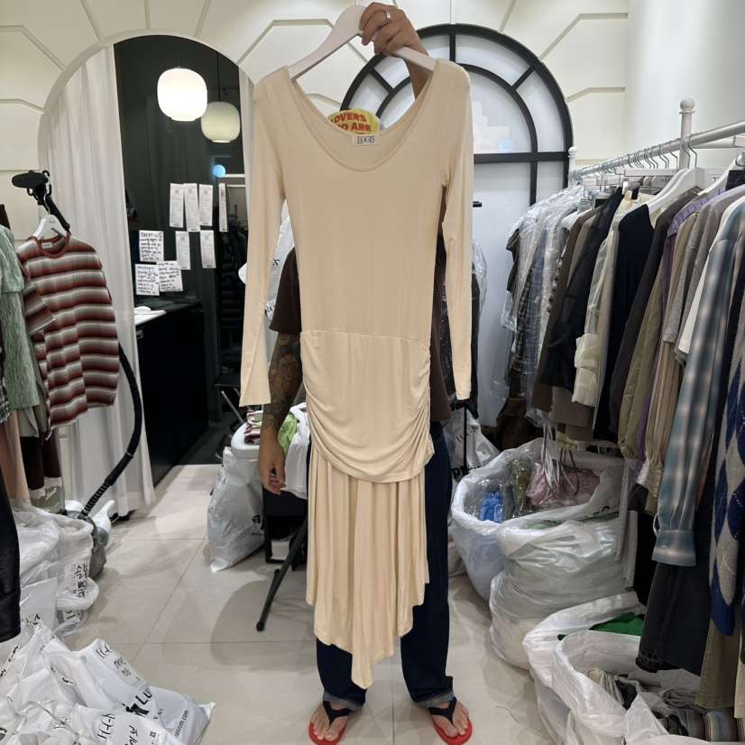 EGG IS韓國直郵㊣女裝新品職業熱賣時尚人氣25秋冬真品連衣裙EGG IS連衣裙