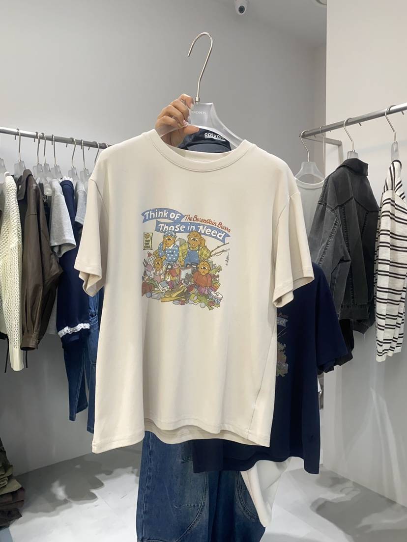 LOOKK韓國直郵㊣女裝新品職業真品時尚熱賣休閑25秋冬推薦T恤LOOKKT恤