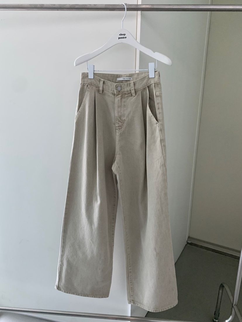 SHOP POSTER韓國直郵㊣女裝新款時尚休閑推薦真品25秋冬牛仔褲SHOP_POSTER牛仔褲
