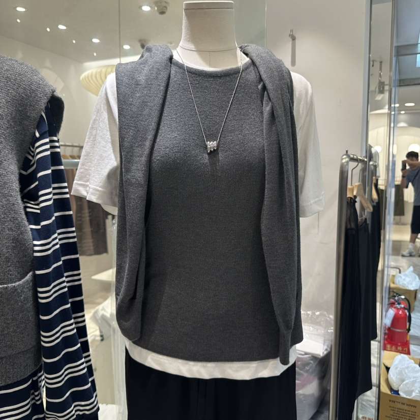 MAJDAN東大門㊣實拍女士新款推薦25秋冬熱賣吊帶背心不含披肩MAJDAN吊帶/背心
