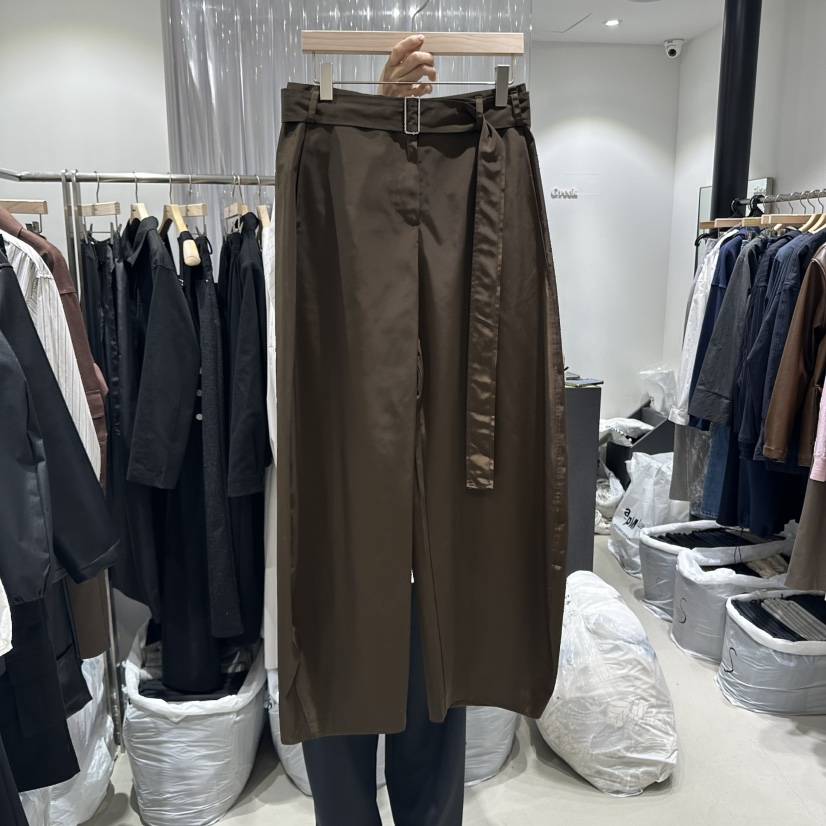 GREEK東大門㊣代購女裝新品職業25秋冬推薦真品休閑褲含腰帶GREEK休閑褲