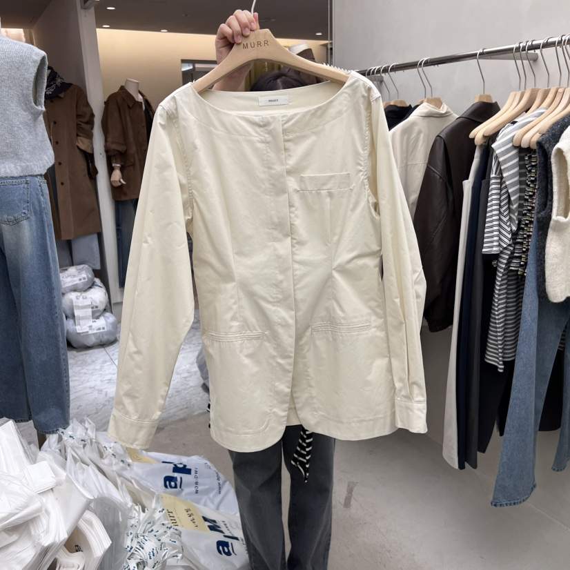 MURR韓國直郵㊣女裝新品時尚真品職業人氣熱賣25秋冬襯衫蕾絲衫MURR襯衫/蕾絲衫