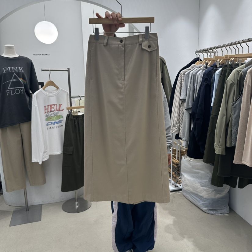 GOLDEN MARKET韓國直郵㊣女士新品人氣職業熱賣真品25秋冬長裙GOLDEN MARKET長裙