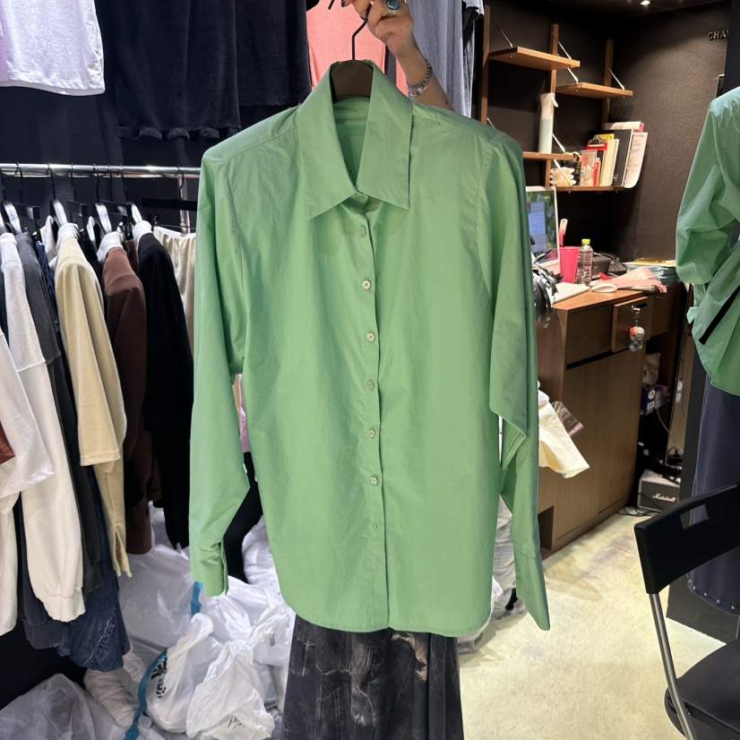 CHAVI東大門㊣實拍女士新品職業人氣休閑時尚25秋冬襯衫蕾絲衫CHAVI襯衫/蕾絲衫