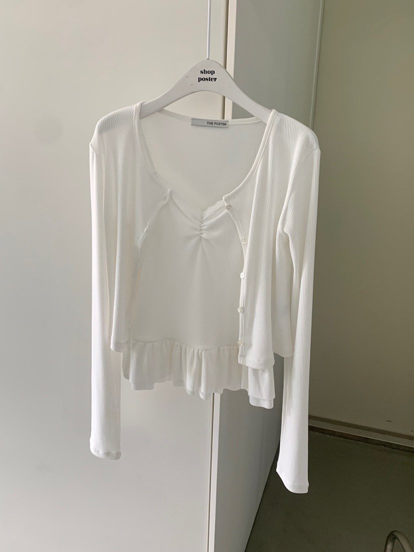 SHOP POSTER韓國代購㊣女裝新品休閑熱賣職業時尚推薦套裝SHOP_POSTER套裝