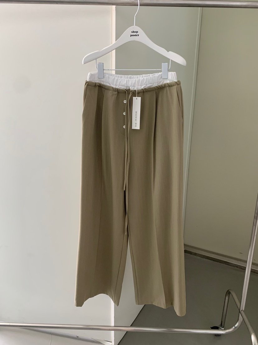 SHOP POSTER東大門㊣實拍女裝新款時尚真品25秋冬人氣休閑褲SHOP_POSTER休閑褲