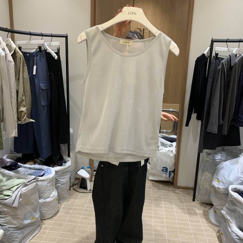 LOFN東大門㊣實拍女士新品推薦職業時尚人氣真品熱賣吊帶背心LOFN吊帶/背心